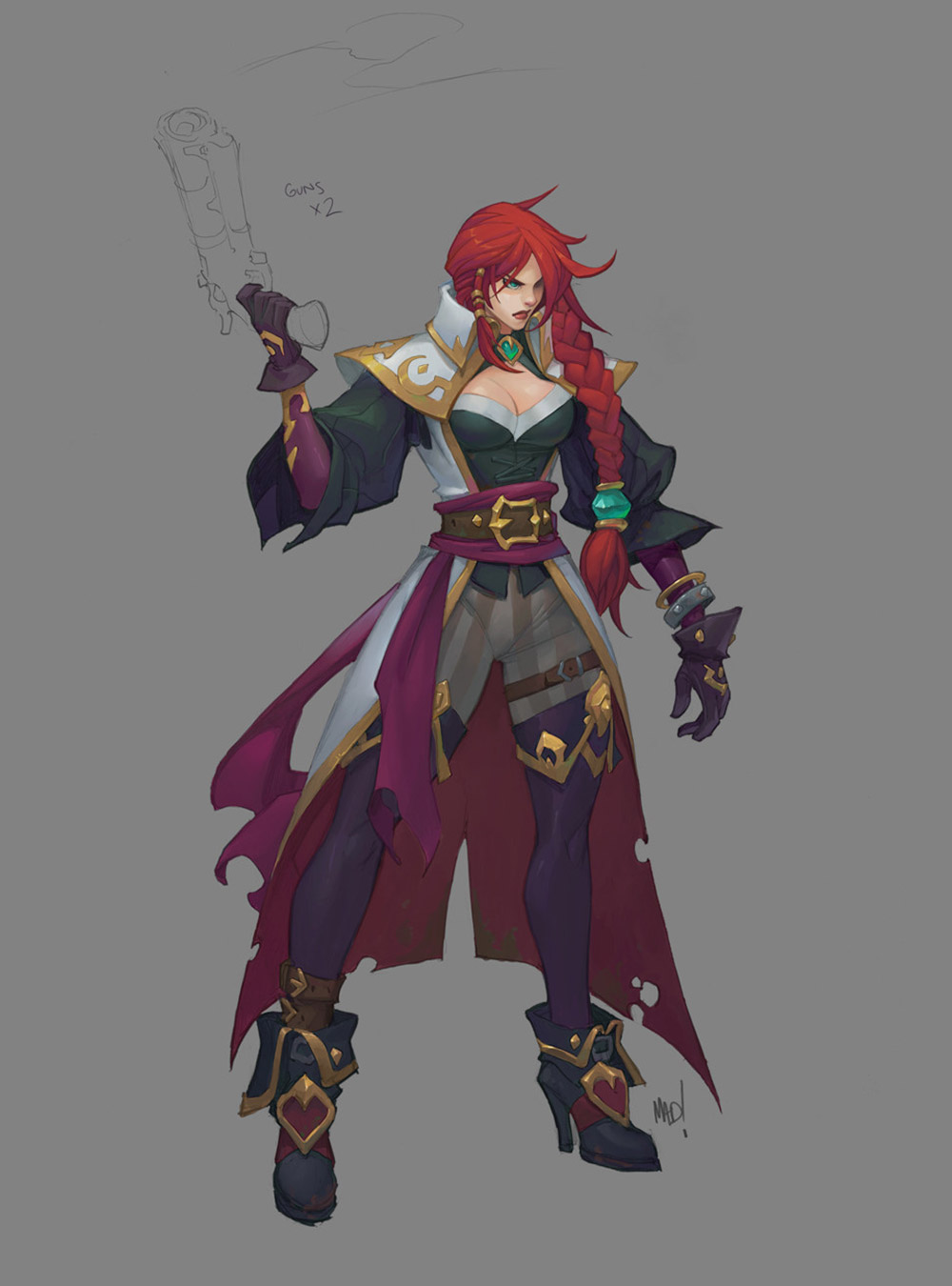 Miss Fortune Art from Ruined King: A League of Legends Story