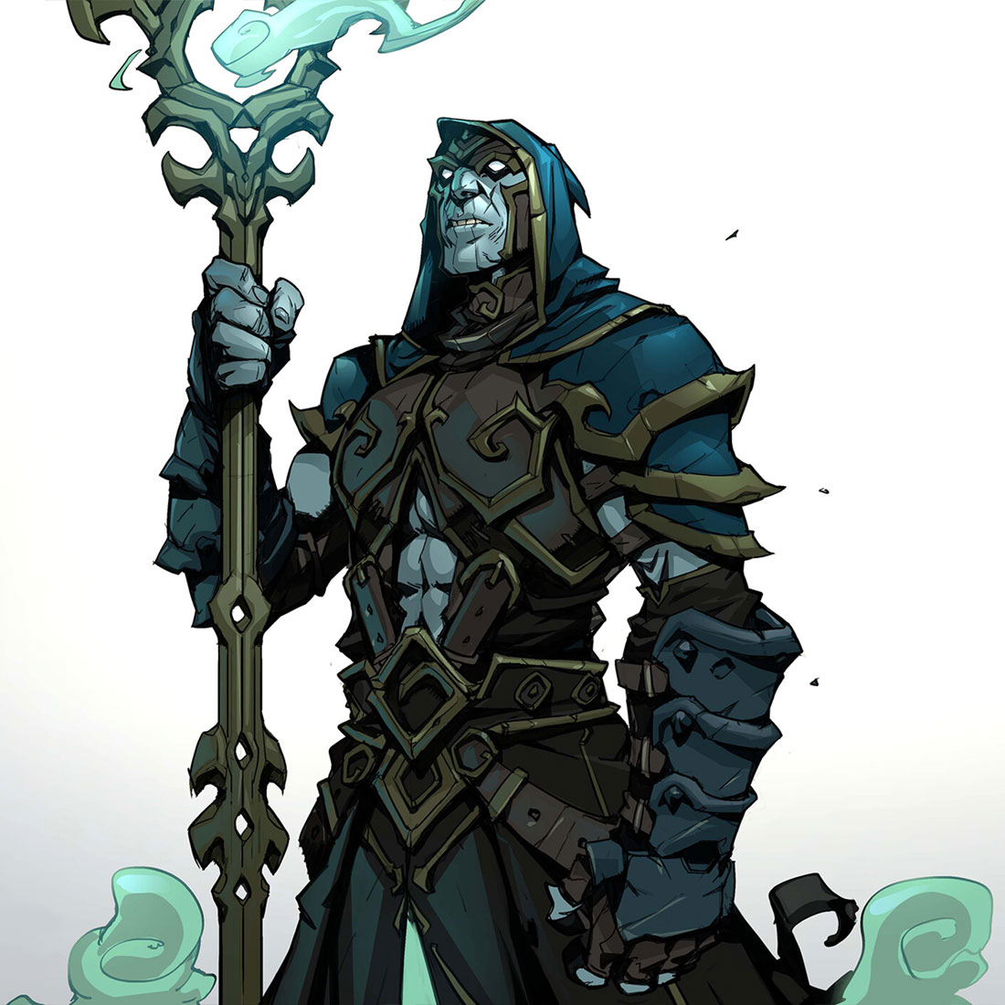 Necrit Portrait Art from Ruined King: A League of Legends Story