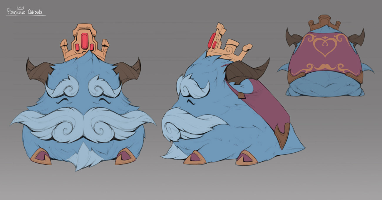Poro King Art from Ruined King: A League of Legends Story