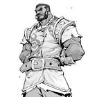 Rafen Portrait Line Art