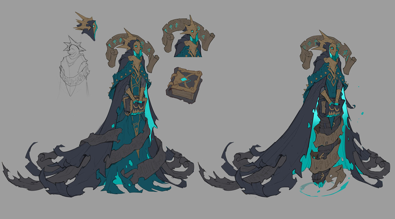 Shadow Isles Enemy Art from Ruined King: A League of Legends Story