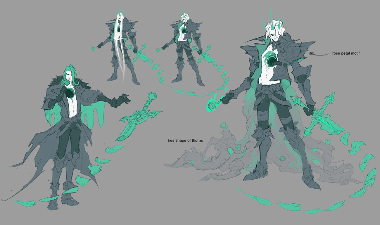 Viego Concept Art from Ruined King: A League of Legends Story