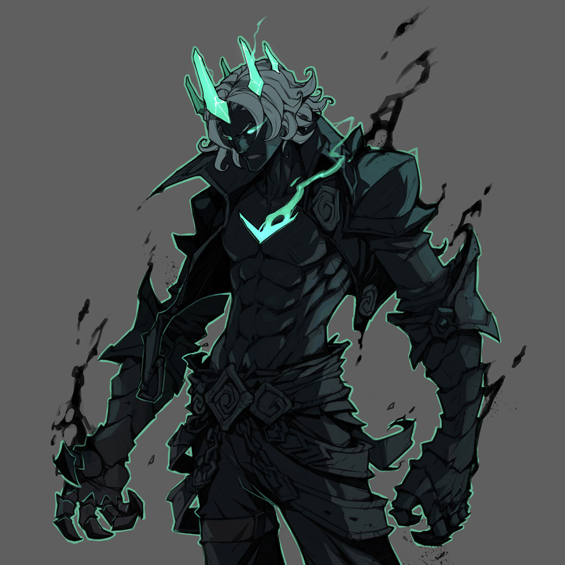 Viego Dark Portrait Art from Ruined King: A League of Legends Story