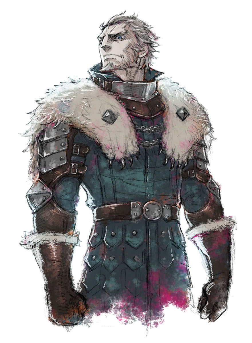 Flanagan Groot Art from Triangle Strategy