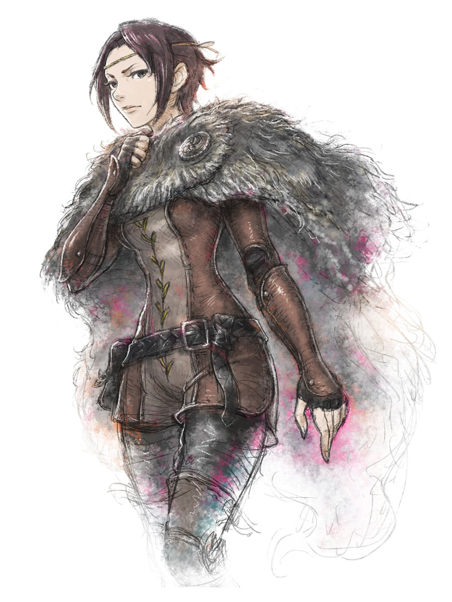 Hughette Bucklar Art from Triangle Strategy