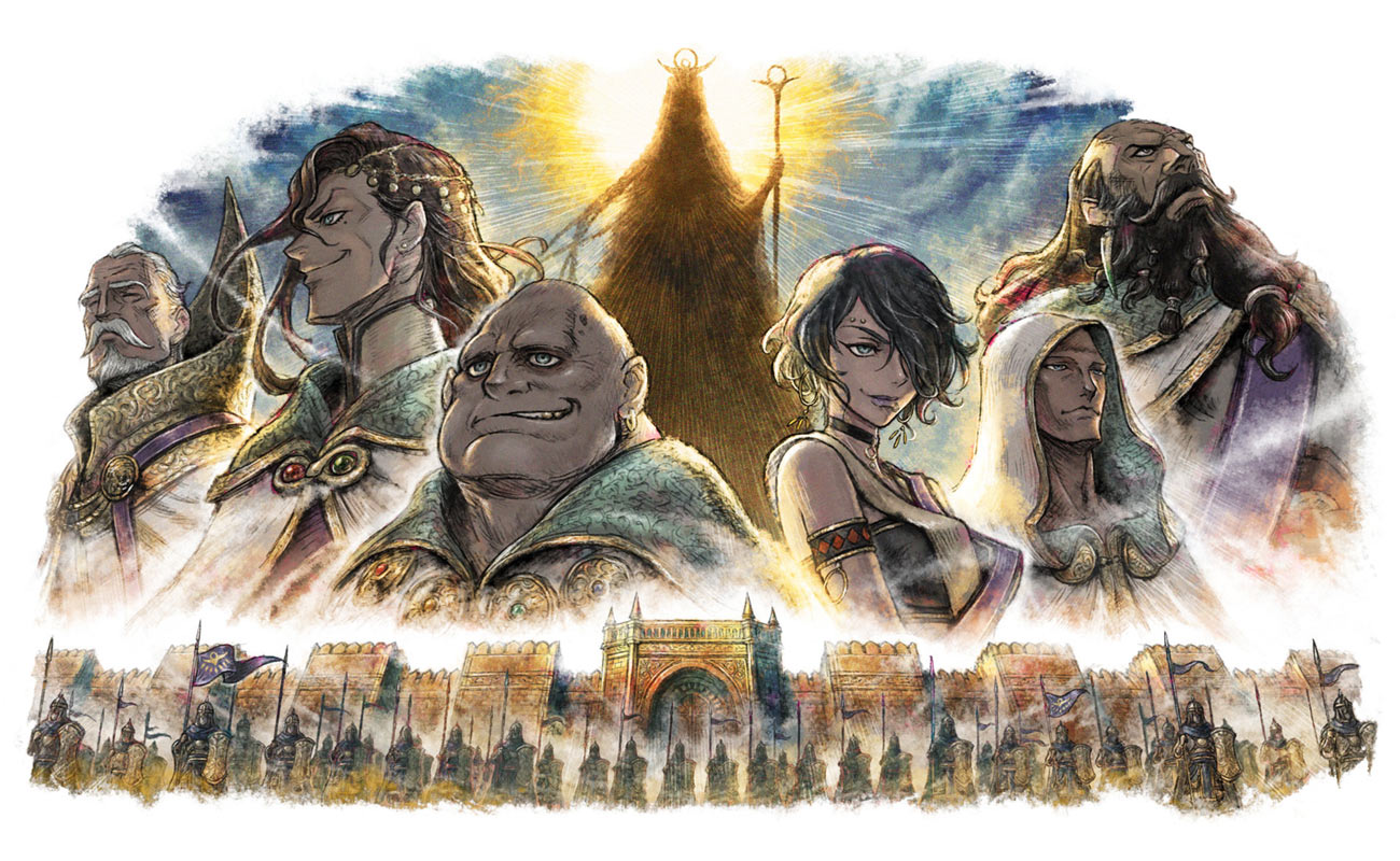 Hyzante's Seven Saints Art from Triangle Strategy