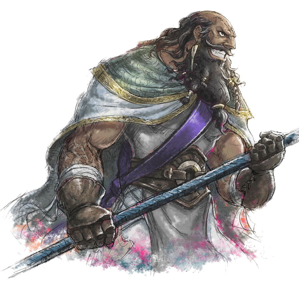 Kansel Palent Art from Triangle Strategy