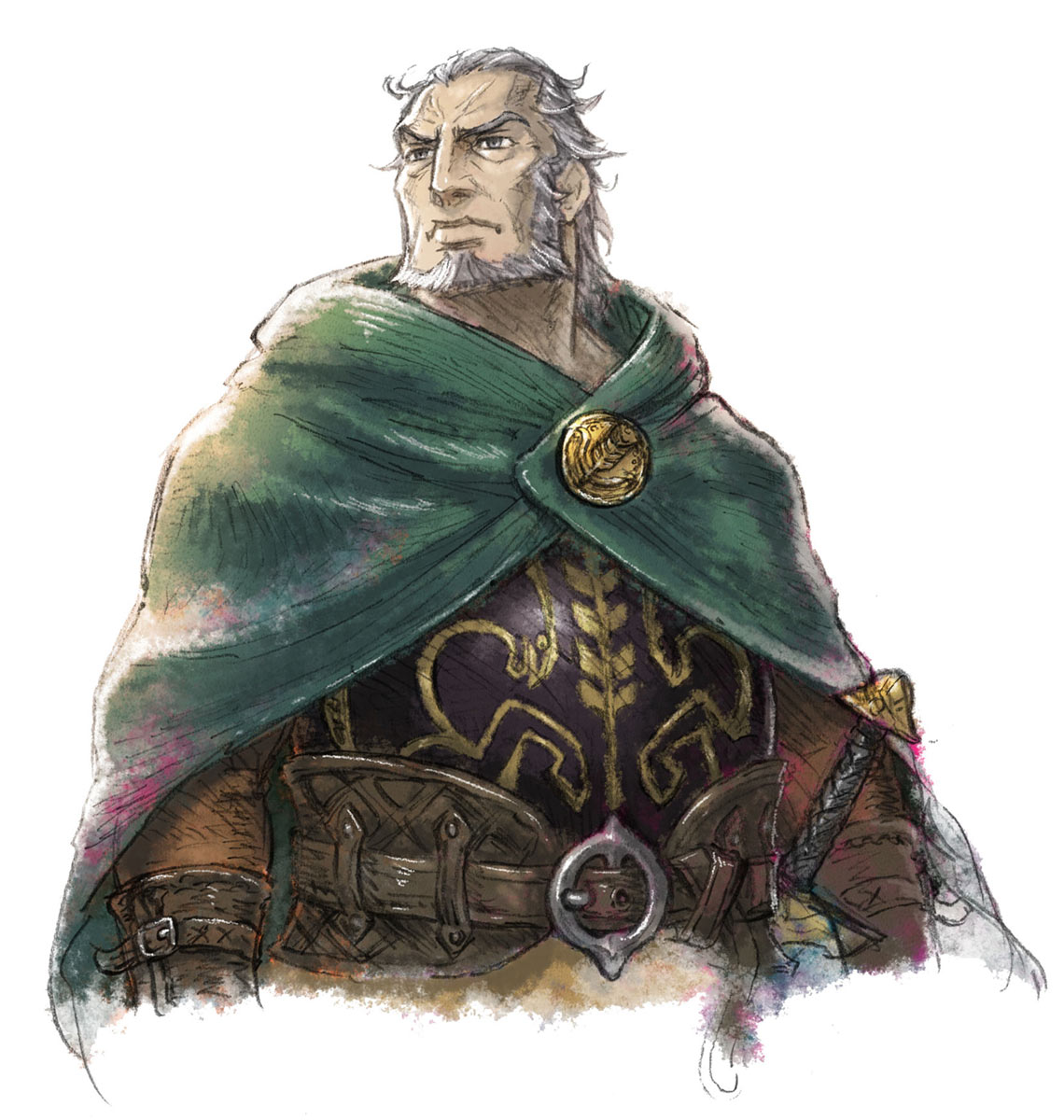 Landroi Falkes Art from Triangle Strategy