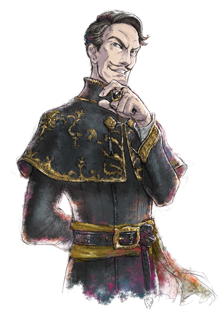 Patriatte Konsar Art from Triangle Strategy