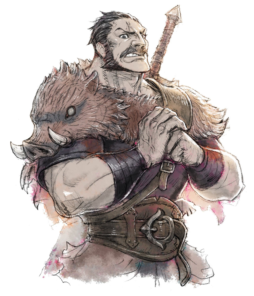 Roofoo Tyrant Art from Triangle Strategy