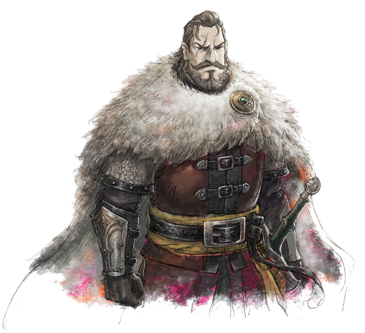 Symon Wolffort Art from Triangle Strategy