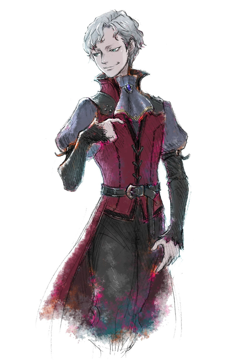 Thalas Aesfrost Art from Triangle Strategy