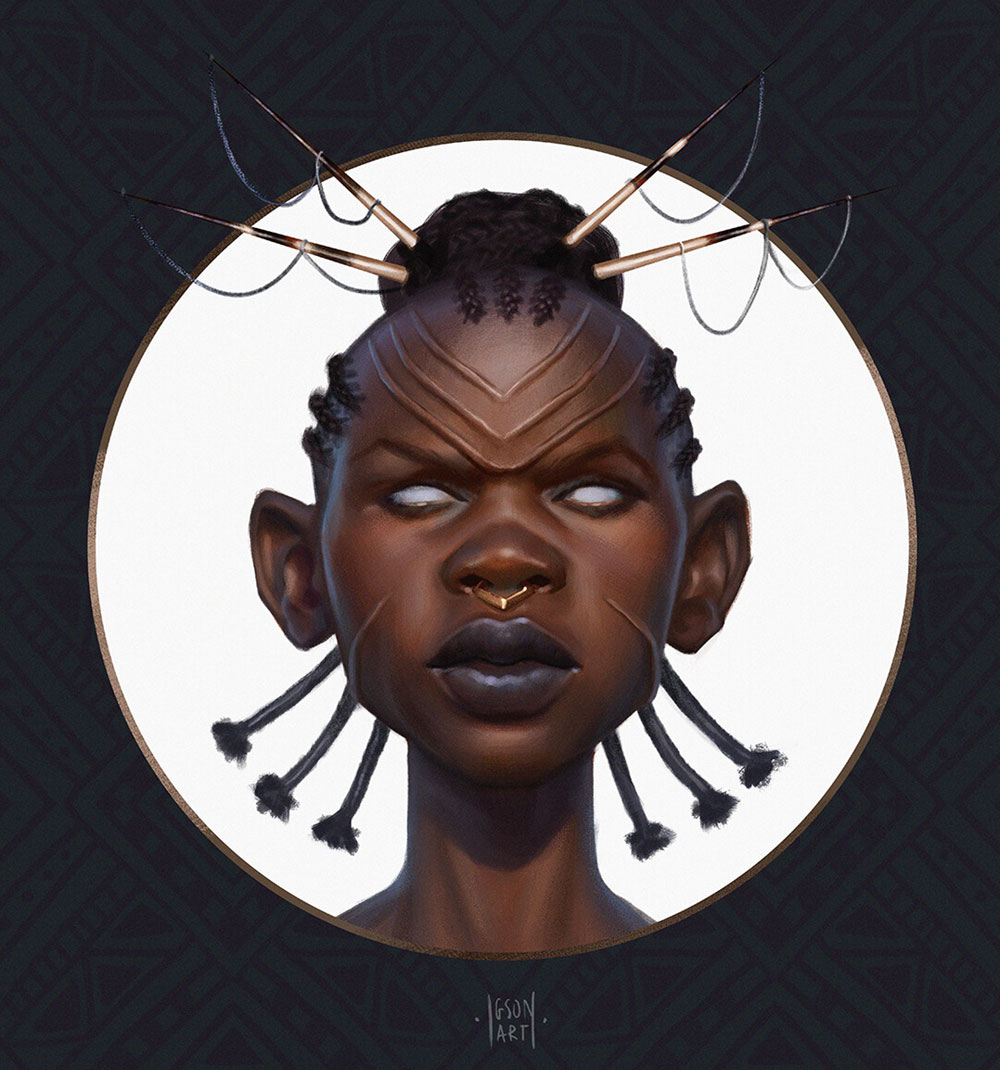 Oracle Art from The Wagadu Chronicles