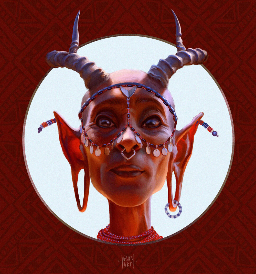 Swala Elder Art from The Wagadu Chronicles