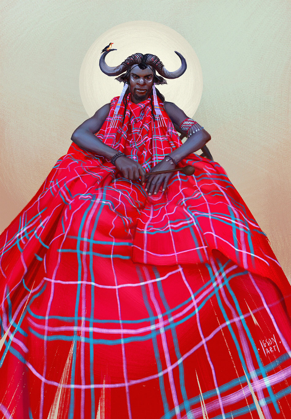 Swala Man Art from The Wagadu Chronicles