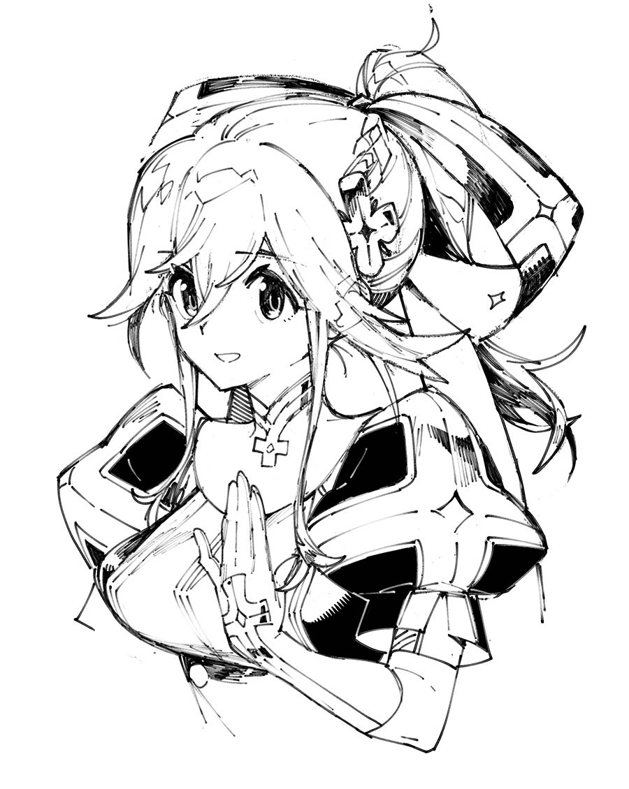 Alicia Sketch from Armed Fantasia