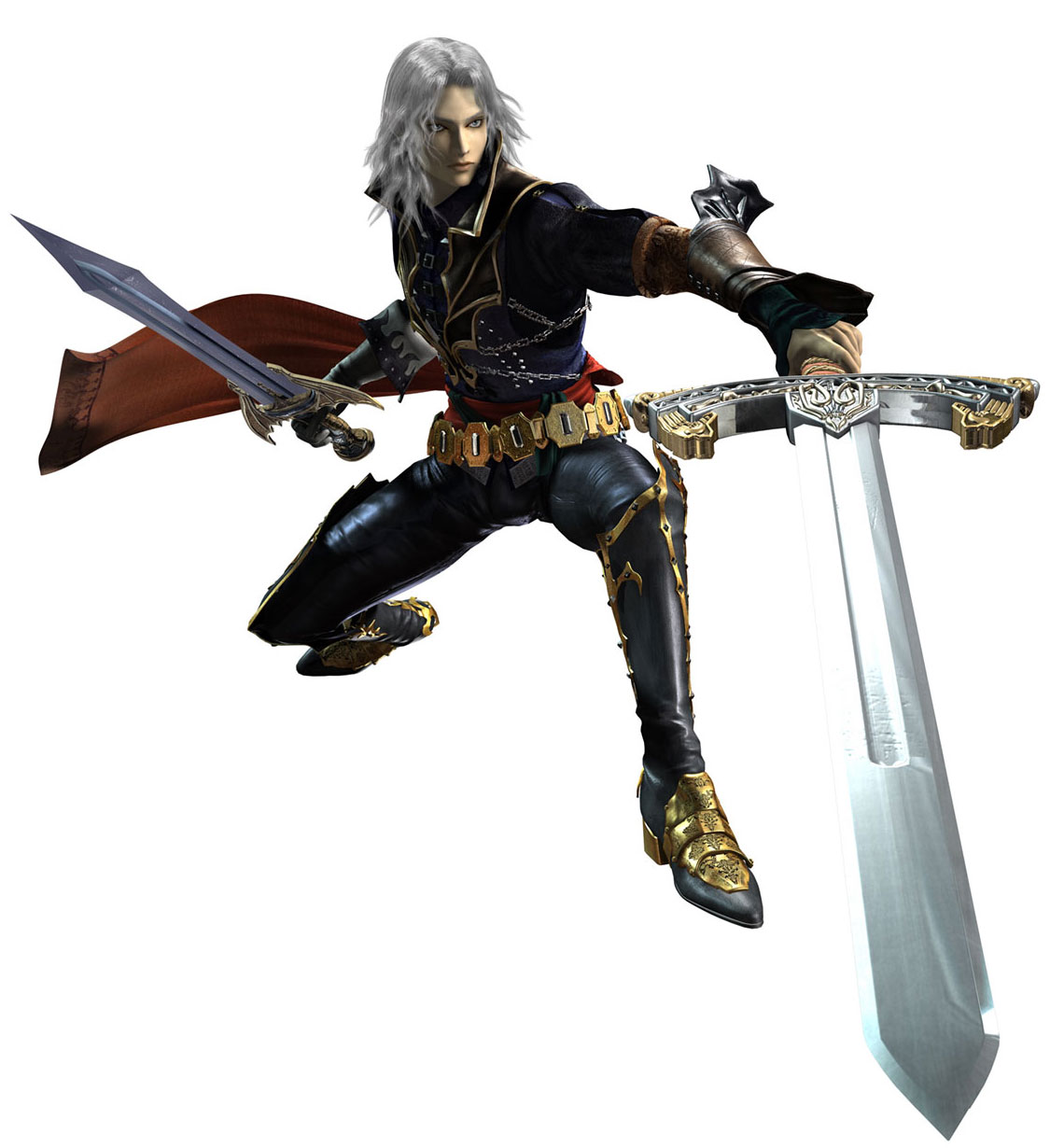 Hector Dual Wield Attack Render from Castlevania: Curse of Darkness