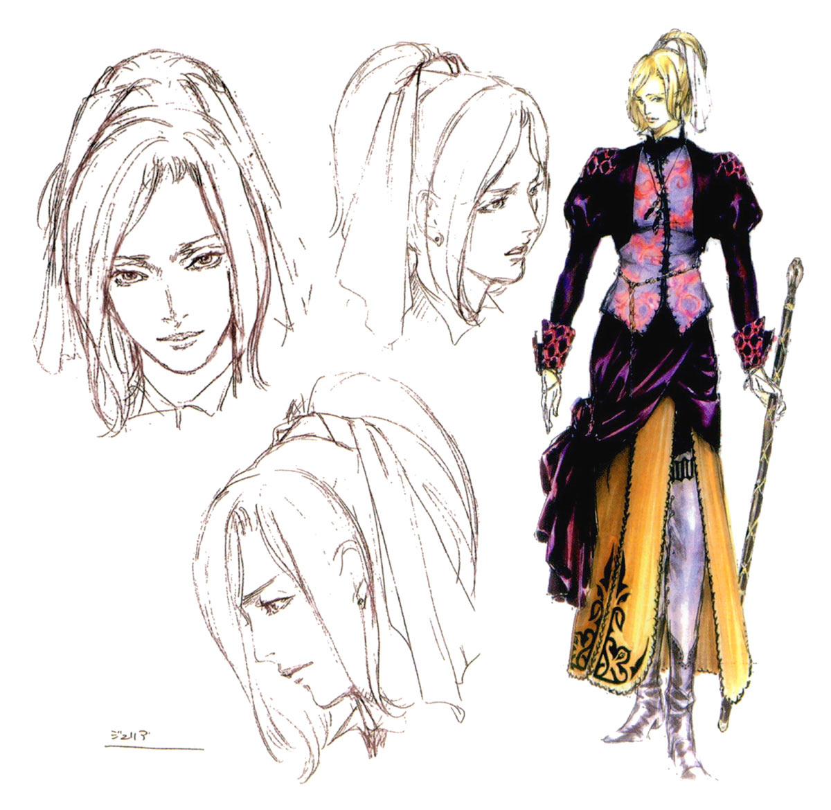 Julia Laforeze Concept Artwork from Castlevania: Curse of Darkness
