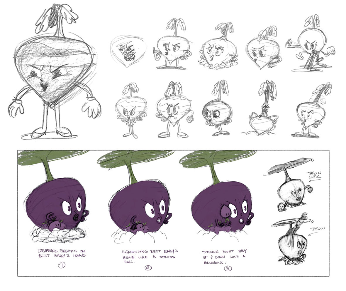 Beetrice Lutz Art from Cuphead