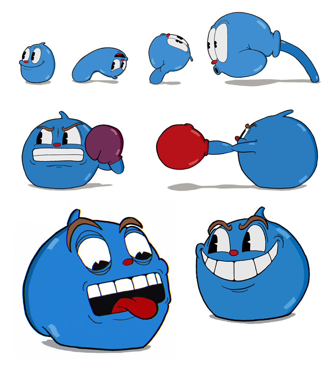 Goopy Le Grande Art from Cuphead