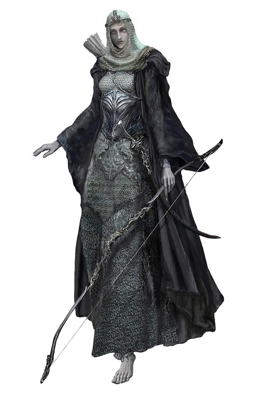 Albinauric Wolfback Archer Art from Elden Ring
