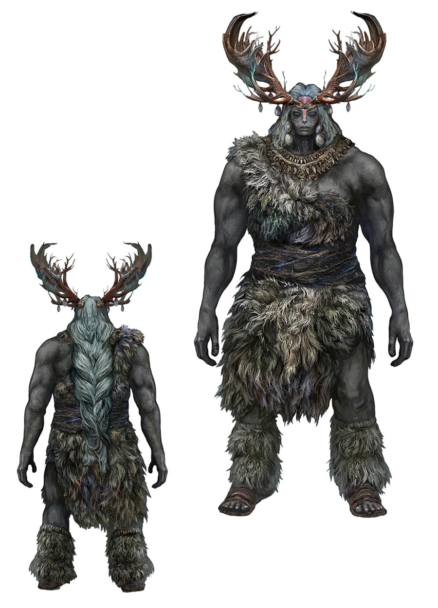 Ancestral Follower Shaman Art from Elden Ring