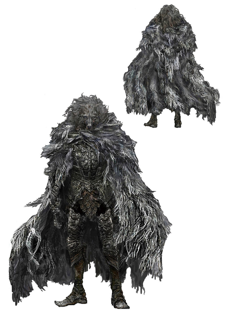 Blaidd the Half-Wolf Concept Art from Elden Ring