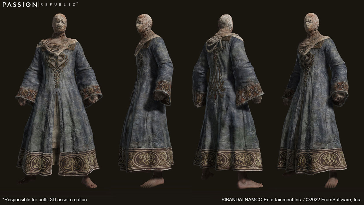 Bloodsoaked Armor Set Art from Elden Ring
