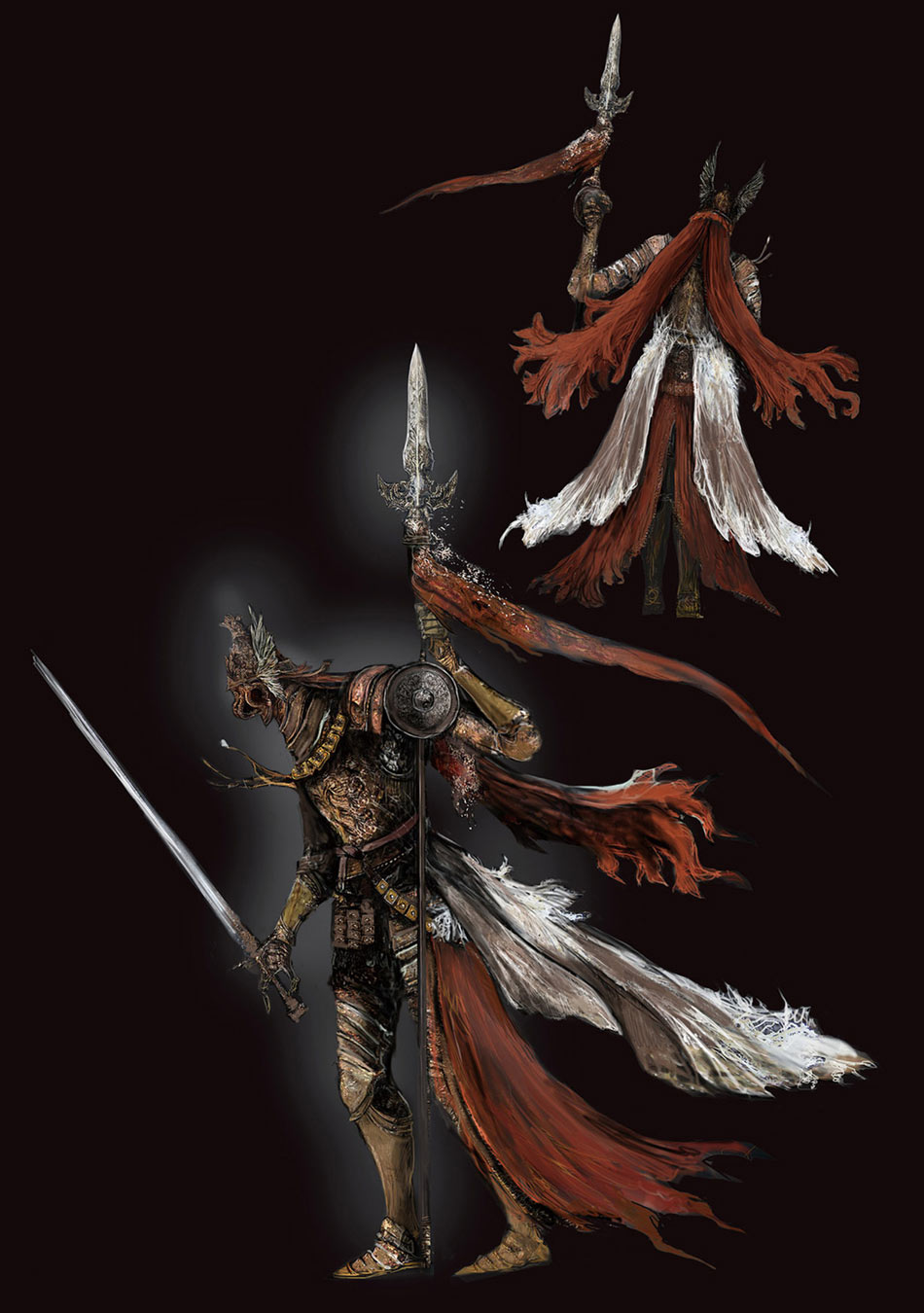 Cleanrot Knight Concept Art from Elden Ring