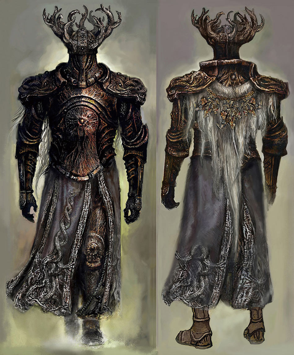 Crucible Knight Siluria Art from Elden Ring