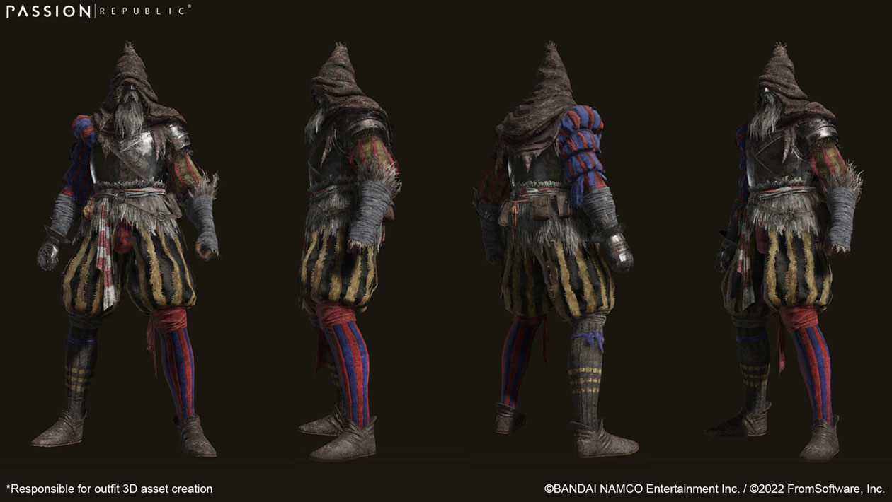 Eccentric Armor Set Art from Elden Ring