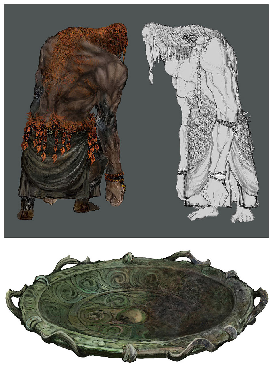 Fire Giant Artwork from Elden Ring