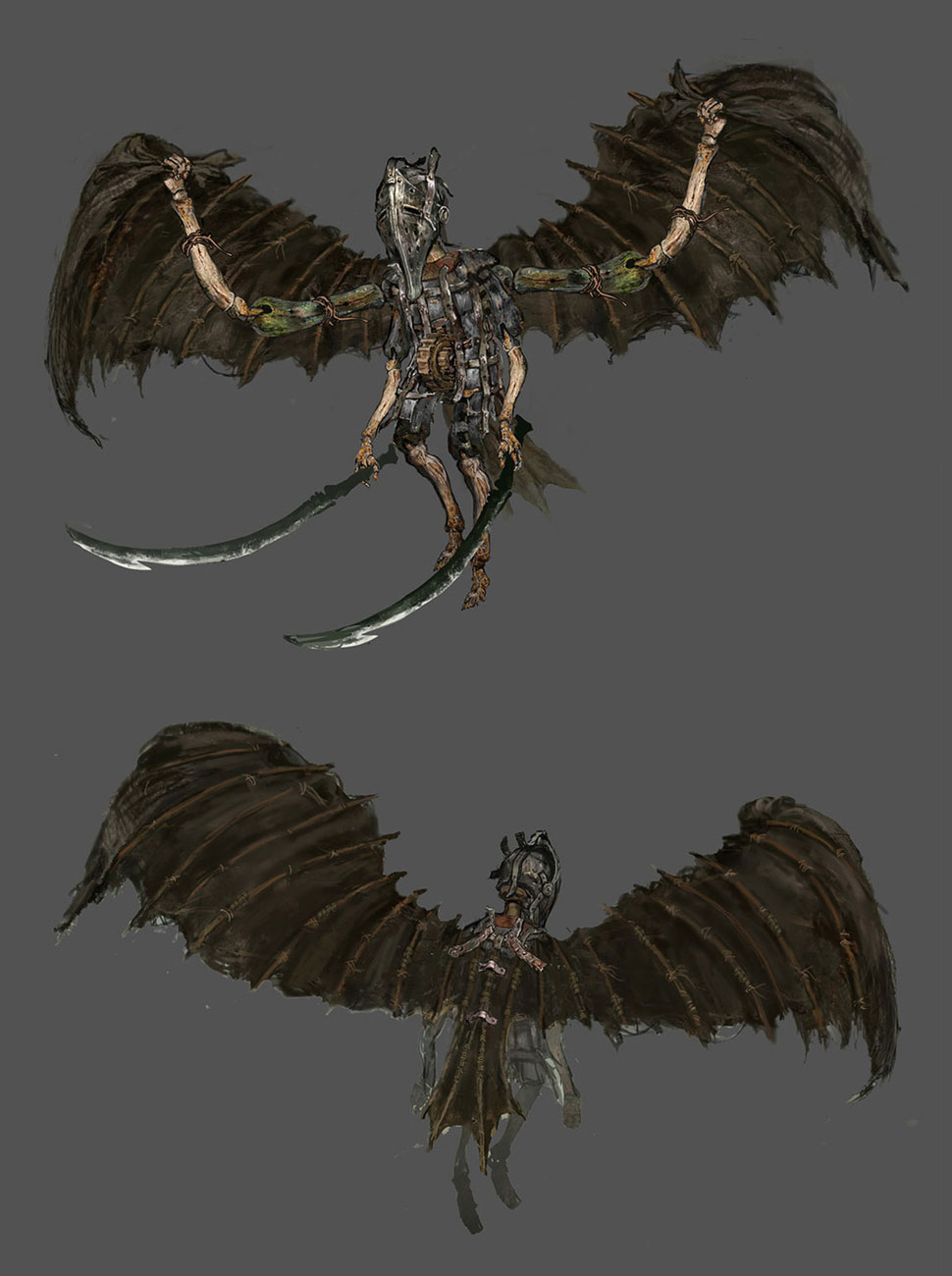 Flying Marionette Soldier Art from Elden Ring