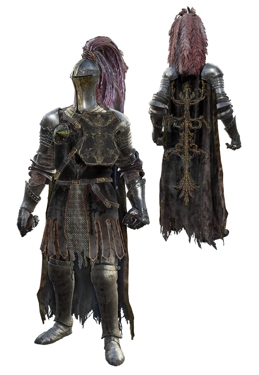Gelmir Knight Concept Art from Elden Ring