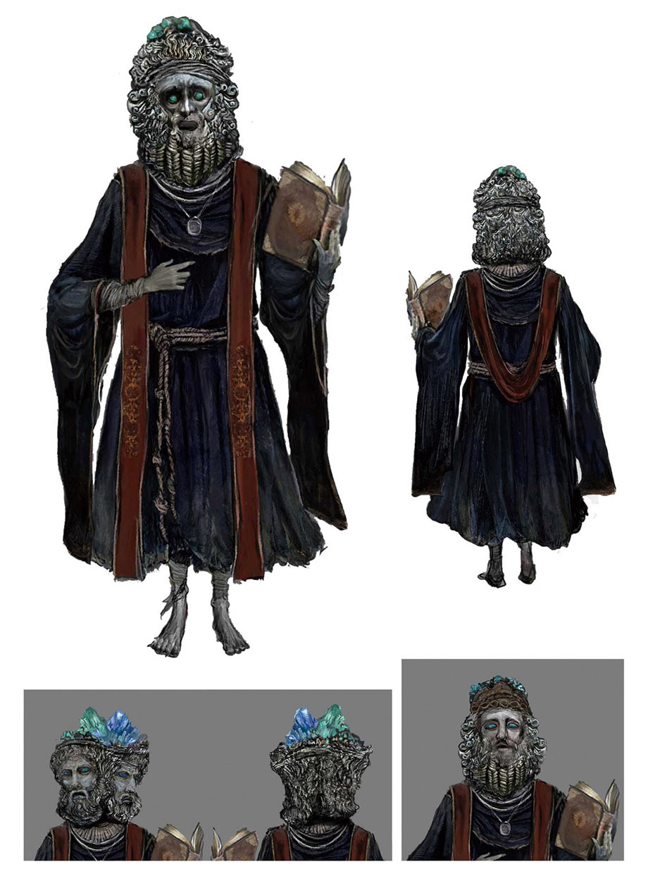 Glintstone Sorcerer Concept Art from Elden Ring