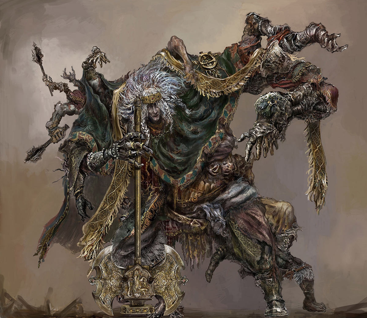 Godrick the Grafted Art from Elden Ring