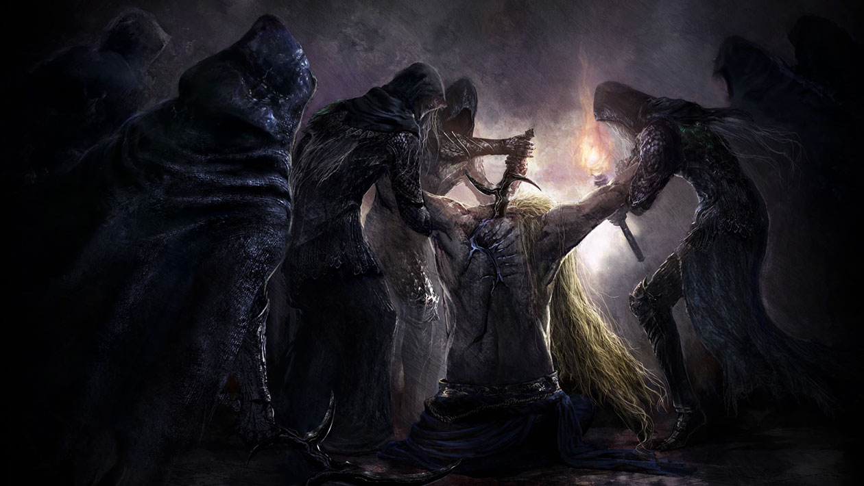 Godwyn the Golden Assassination Art from Elden Ring