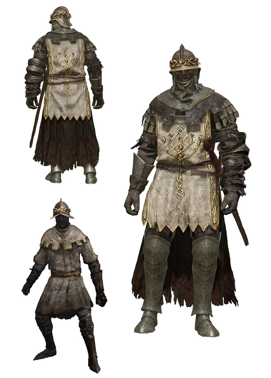 Haligtree Soldier Concept Art from Elden Ring