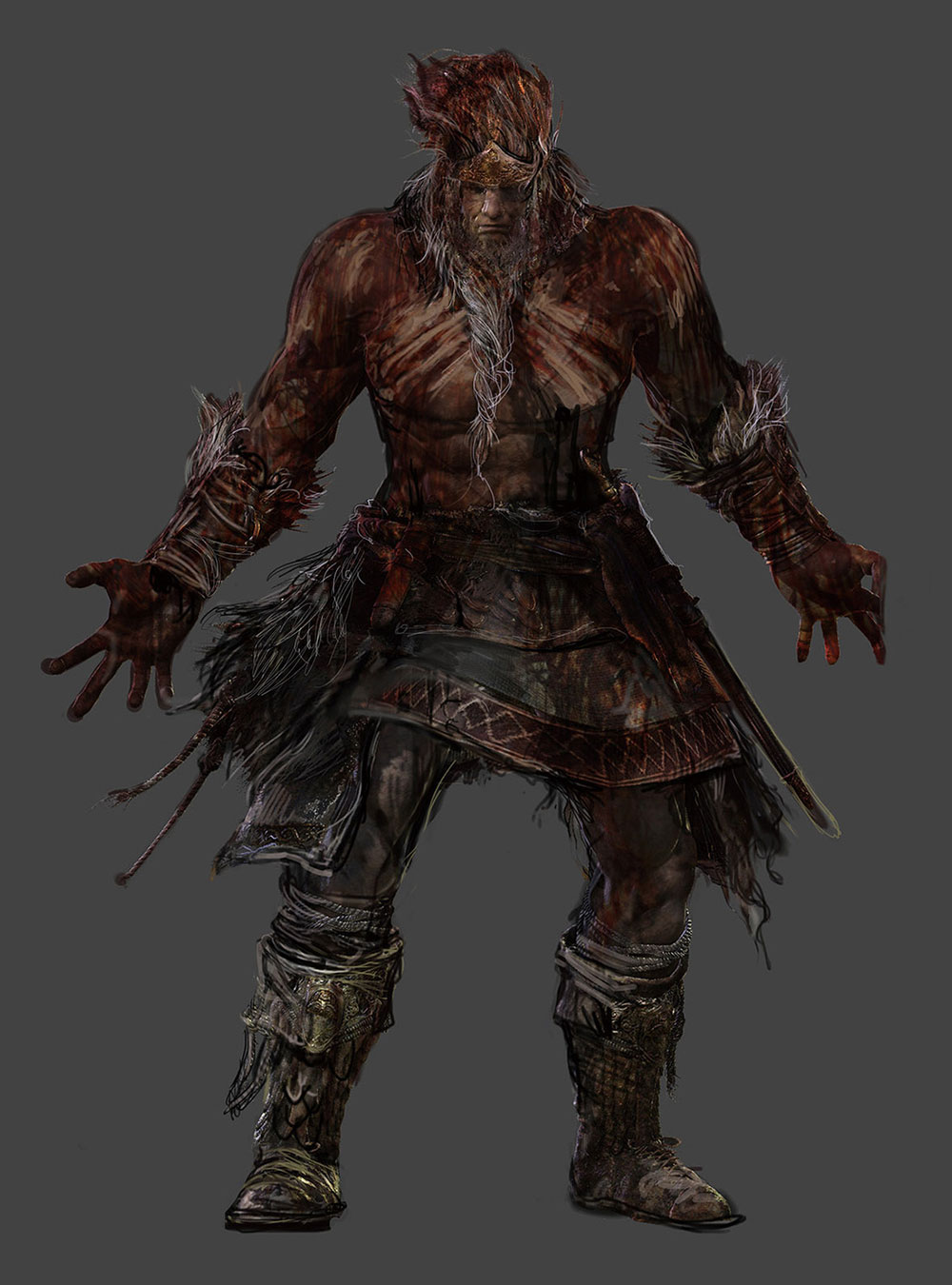 Hoarah Loux Warrior Art from Elden Ring
