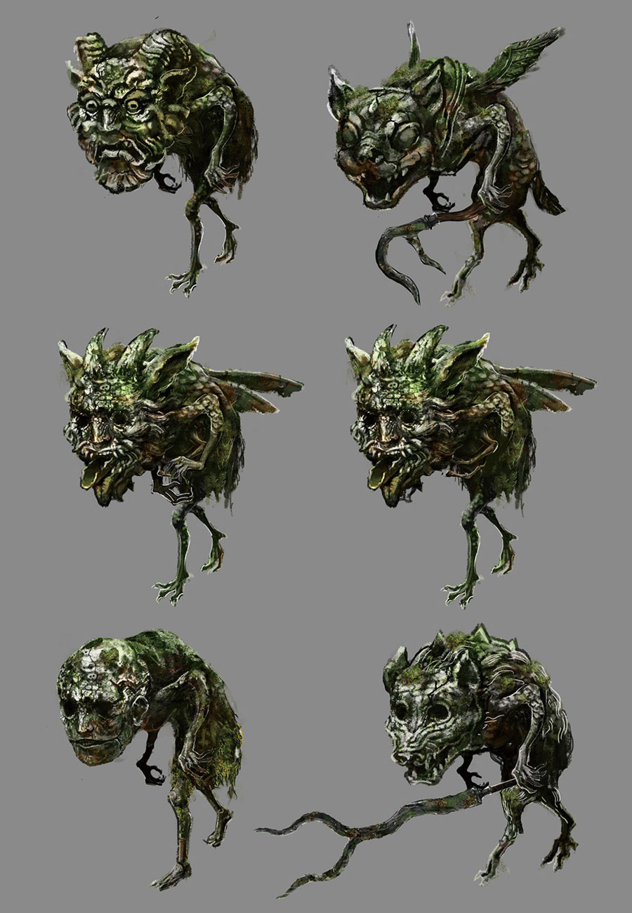 Imp Concept Artwork from Elden Ring
