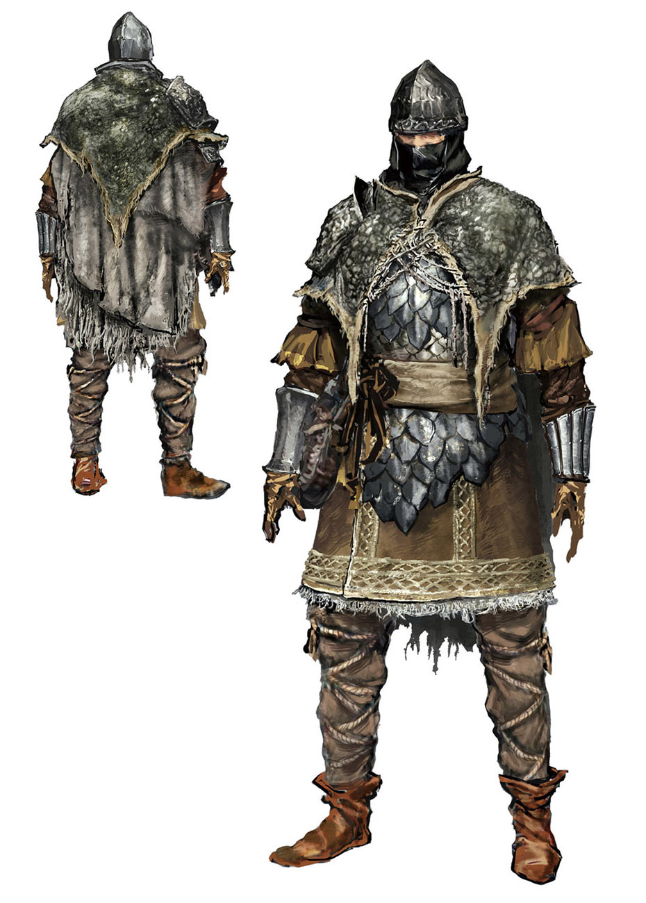 Iron Set Concept Art from Elden Ring