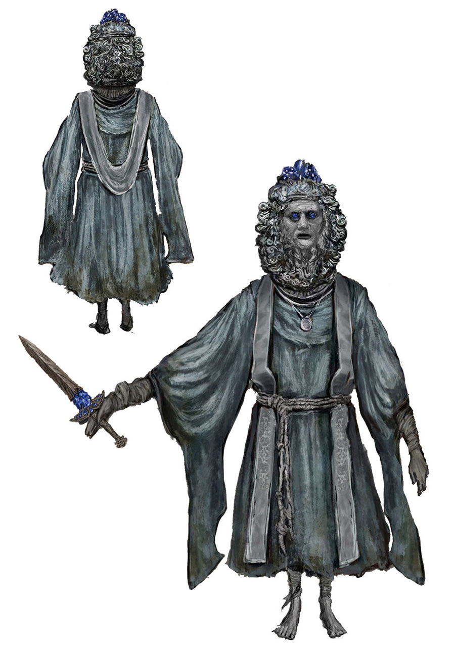 Lazuli Sorcerer Concept Art from Elden Ring