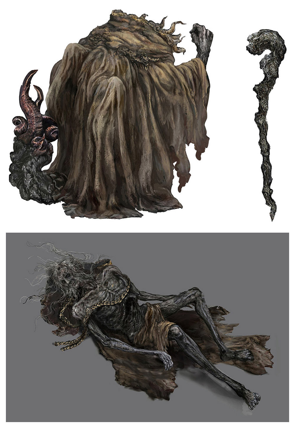 Margit, the Fell Omen Artwork from Elden Ring