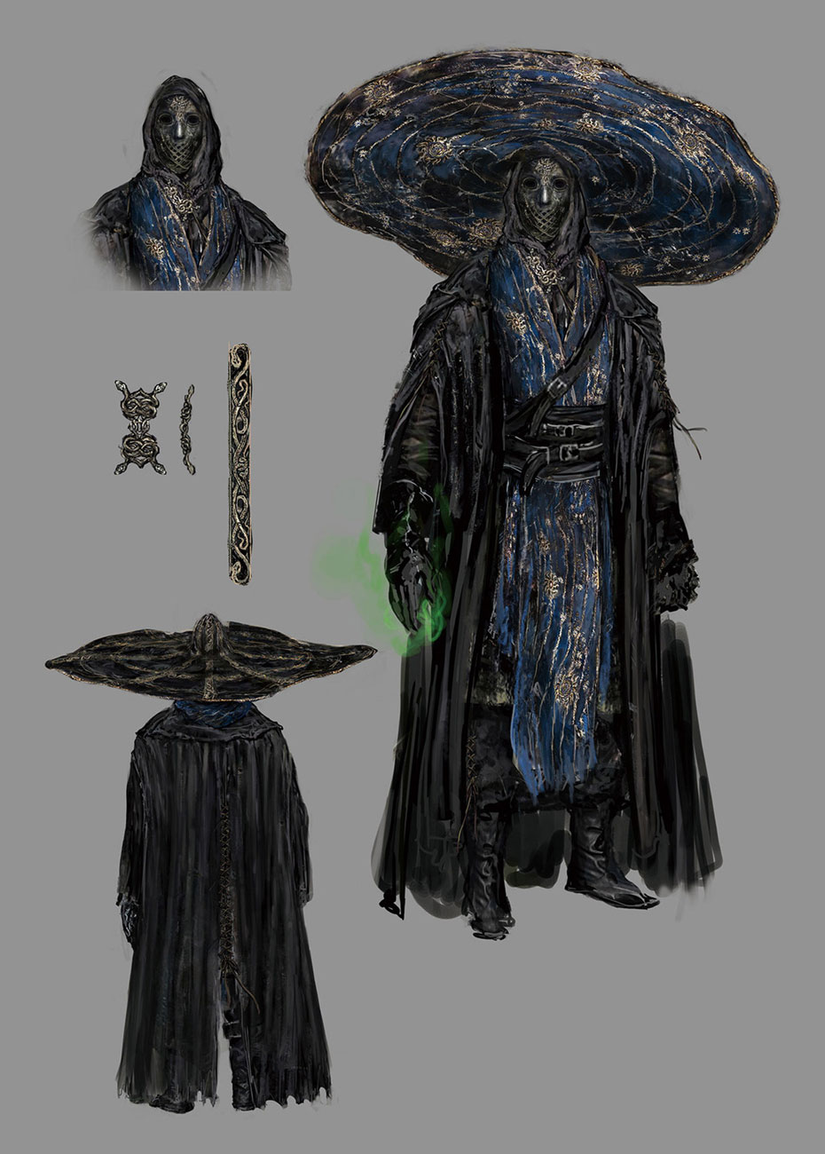 Preceptor's Set Concept Art from Elden Ring