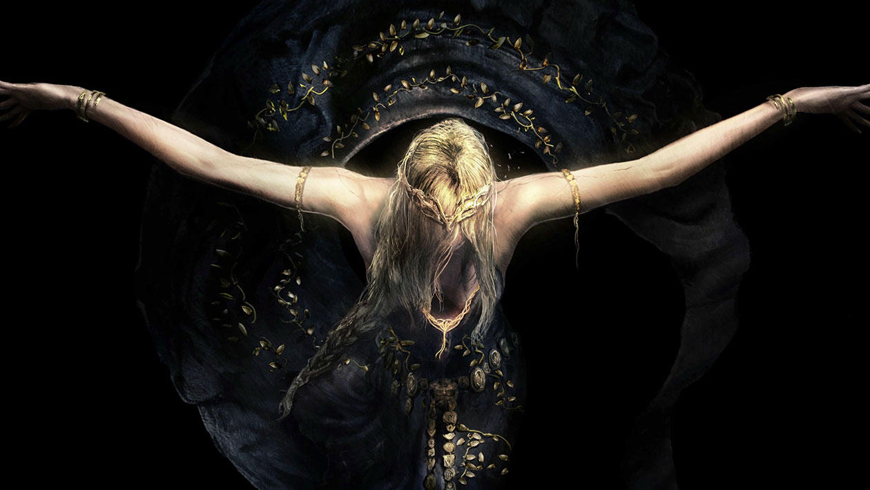 Queen Marika the Eternal Art from Elden Ring