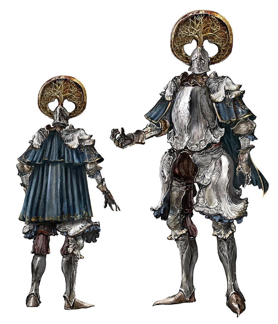 Royal Knight Loretta Artwork from Elden Ring