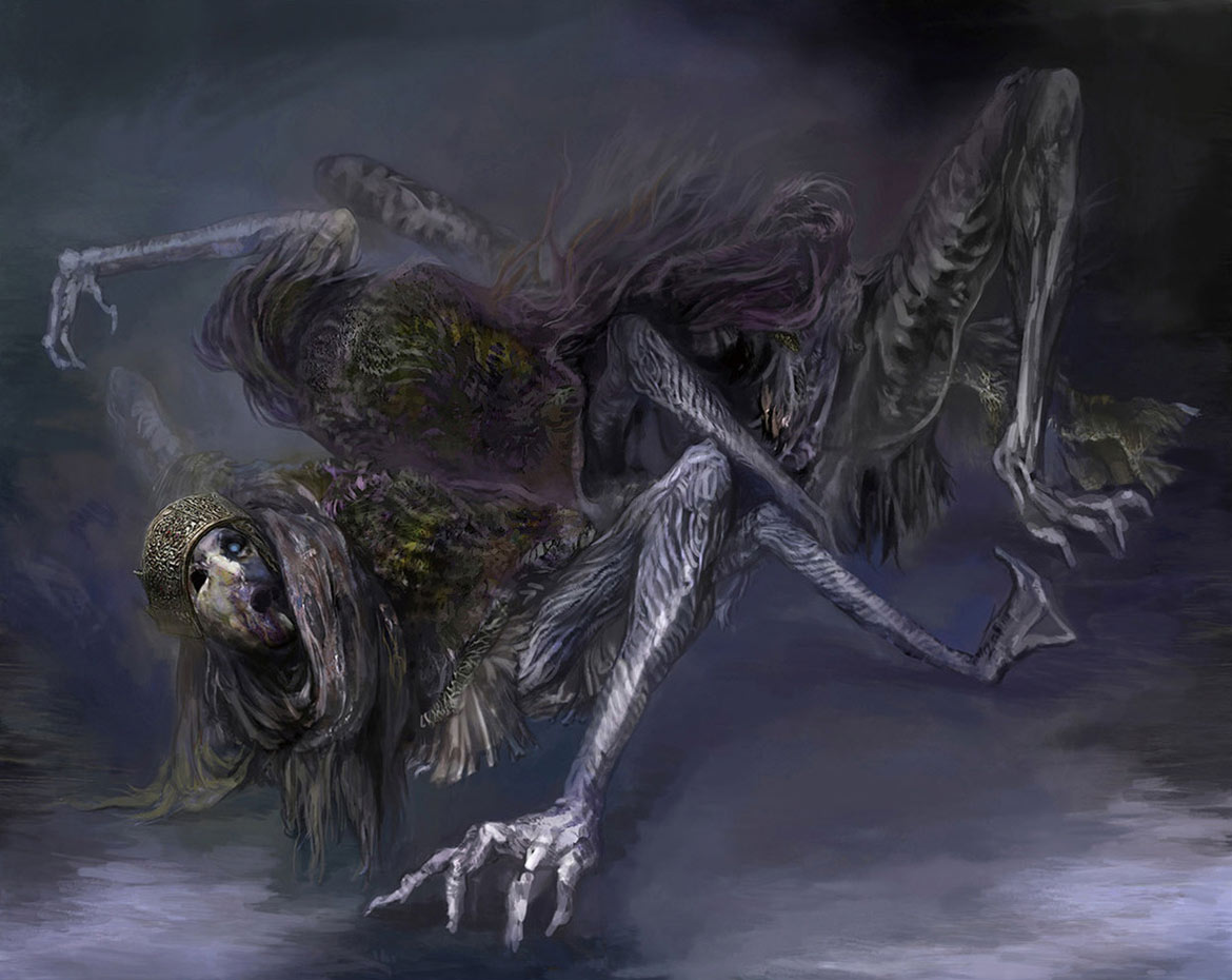 Royal Revenant Concept Art from Elden Ring