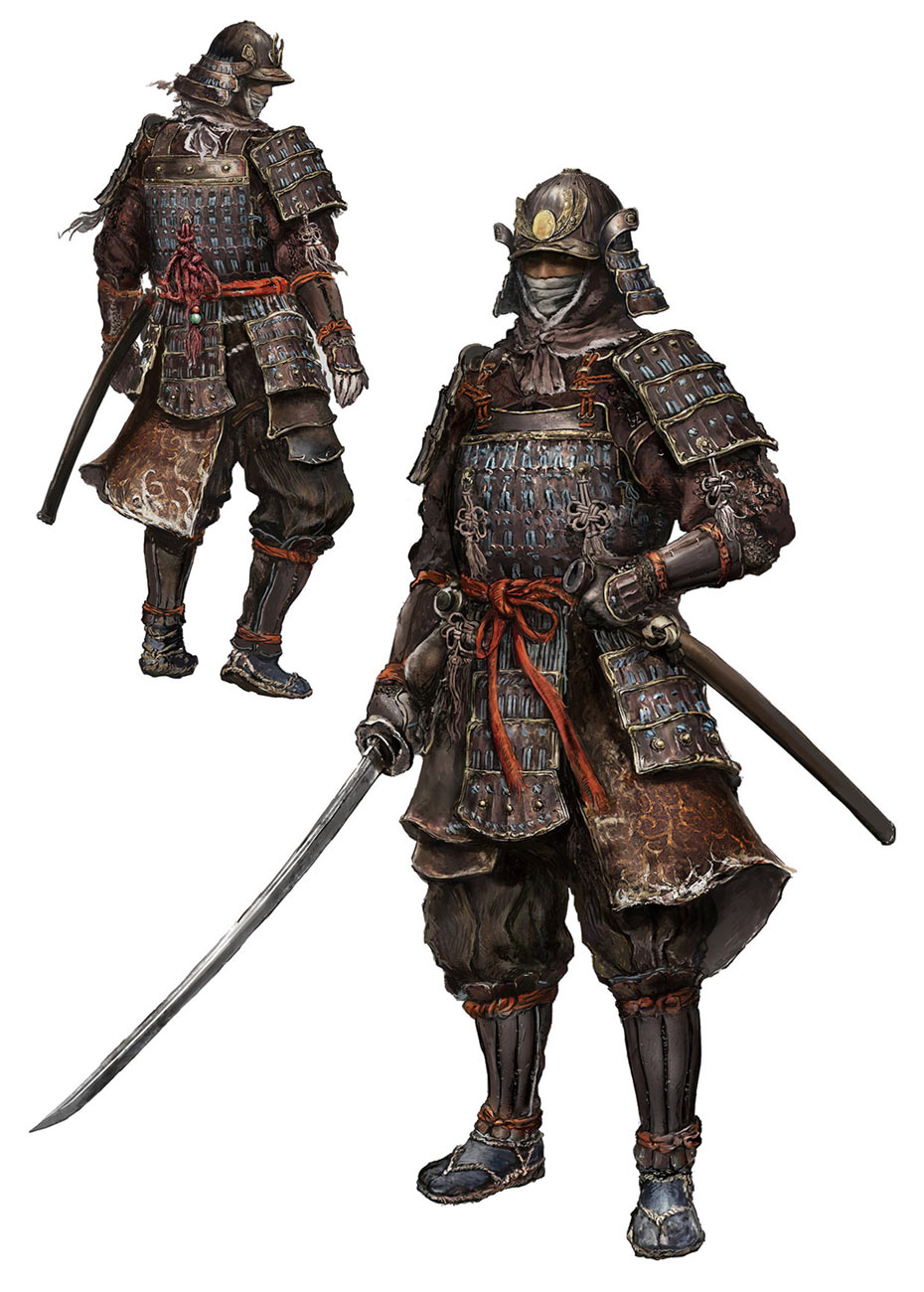 Samurai Class Concept Art from Elden Ring