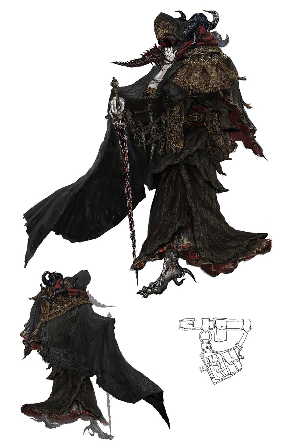 Sanguine Noble Concept Art from Elden Ring