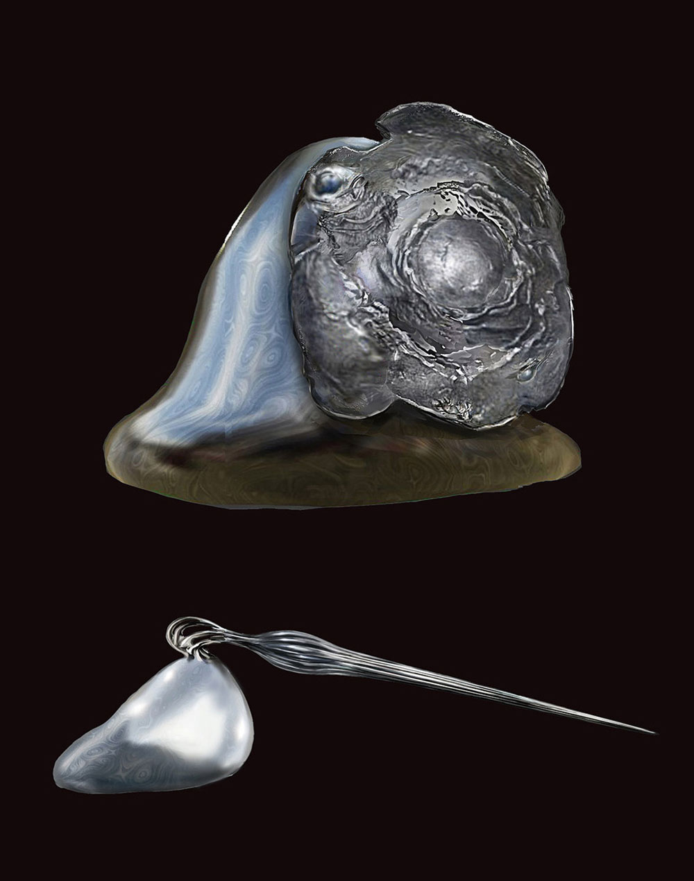 Silver Tear Concept Art from Elden Ring